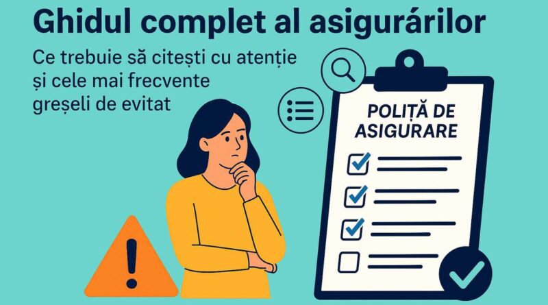 De ce trebuie să înțelegi o poliță înainte să o semnezi